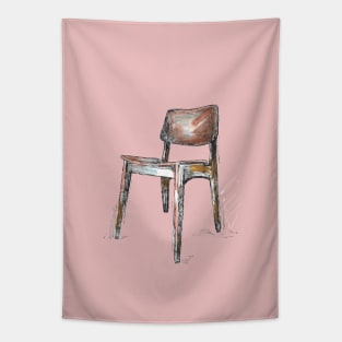 Mid-century Chair - Vintage Objects. Tapestry