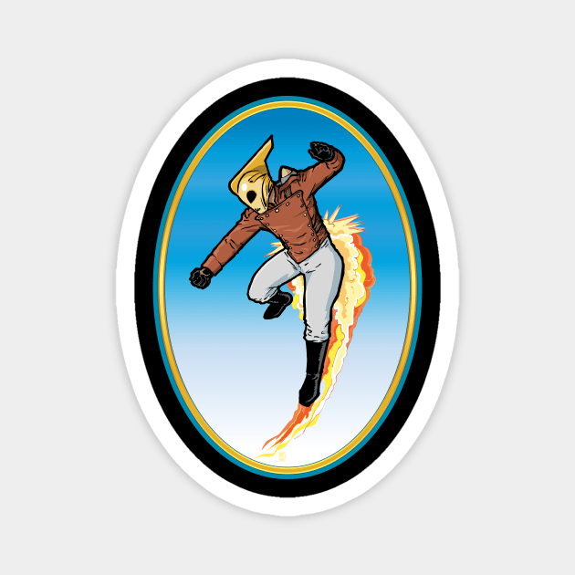 The Rocketeer Flying High Magnet by frankpepito