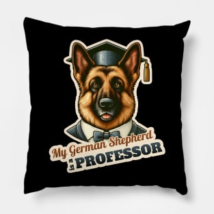 German Shepherd Professor Pillow