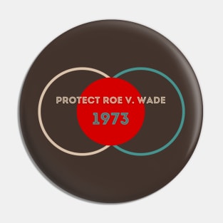 Protect Roe V. Wade 1973 Pin