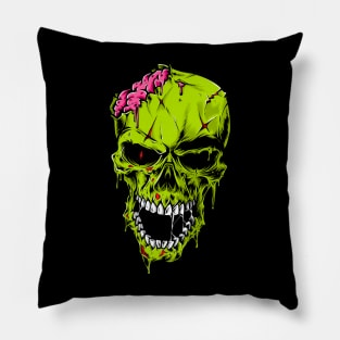 Biting Zombie Head Pillow