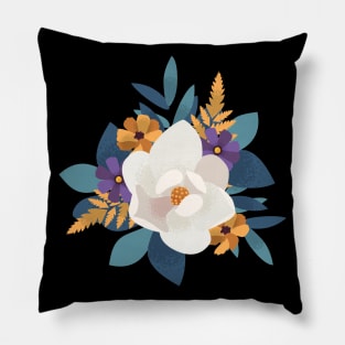 Vintage Floral Bouquet Pillow