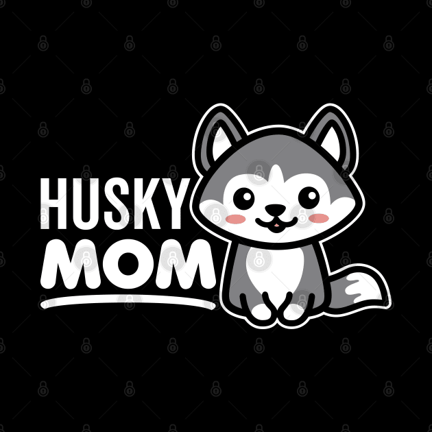 Husky Mom by DetourShirts
