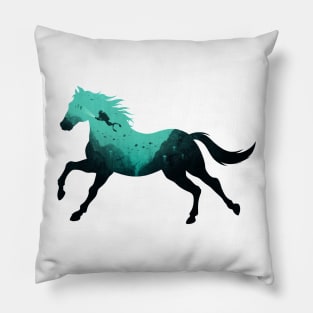 See Horse Pillow