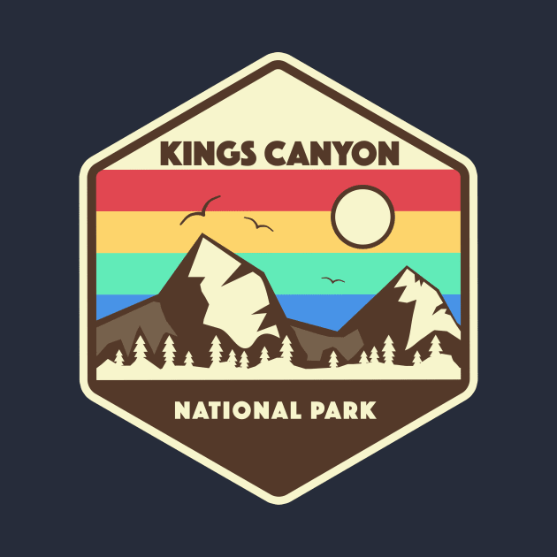 Kings Canyon National Park Retro by roamfree