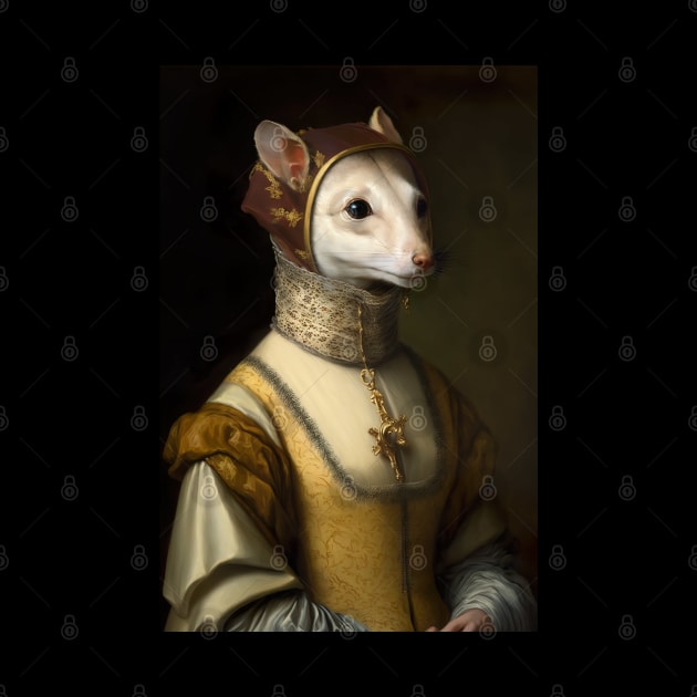 Lady Ermine Classic Portrait by YeCurisoityShoppe