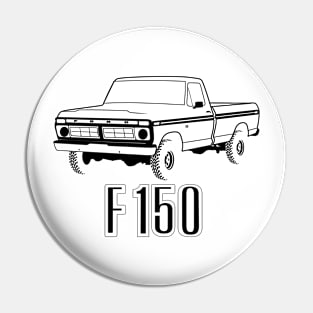 1976 F150 Black Print Pin