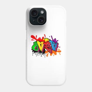 Graffiti Over Typography Phone Case