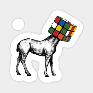 Rubik Horse Magnet