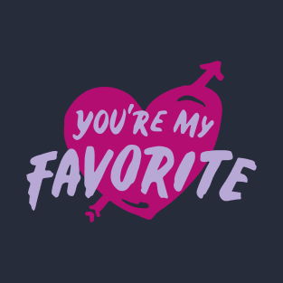 favorite heart design love cupid T-Shirt