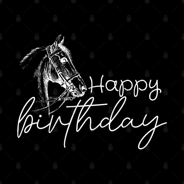 birthday Horses Ferme Funny Horse Lover For Xmas Women Men by click2print