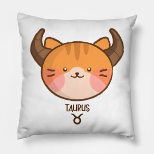 Taurus Cat Pillow