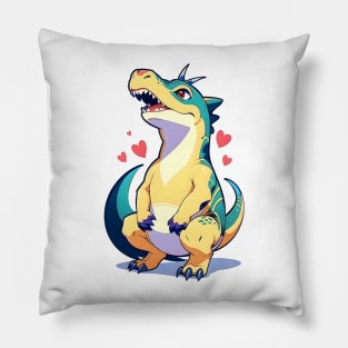 Fun Cartoon Dino 07 Pillow