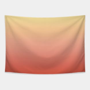 Orange Sunrise Gradient Tapestry