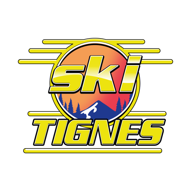 Tignes ski logo by nickemporium1