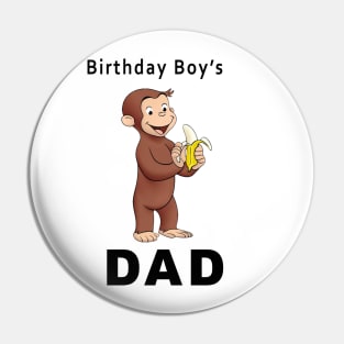 Daddy - Curious George Pin