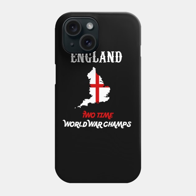 England Two Time World War Champs Phone Case by TriHarder12