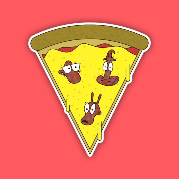 Rocko's Modern Life/ Pizza mashup by meganther0se