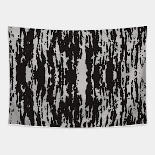 Black Linear Tie Dye Tapestry