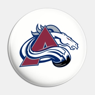 Avs Football Logo Mashup Pin