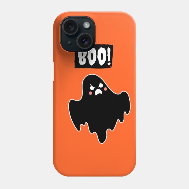 Angry Ghost Boo! Phone Case by Magitasy