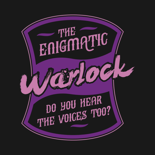 Dungeons & Dragons Warlock Class by Natural 20 Shirts