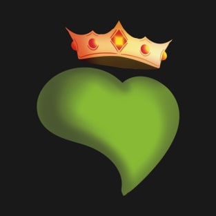 Green Heart King T-Shirt