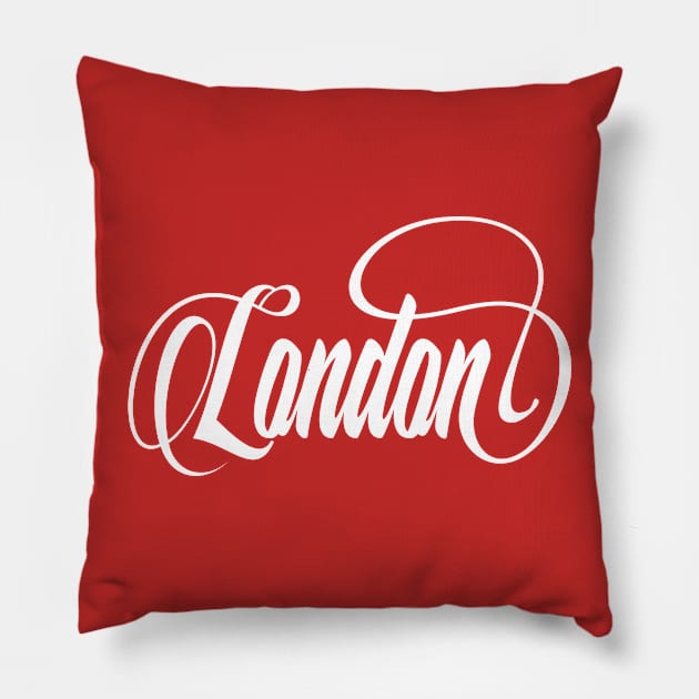 Inspired by London / White Pillow by MrKovach