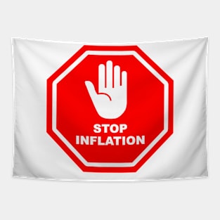 STOP INFLATIION Tapestry