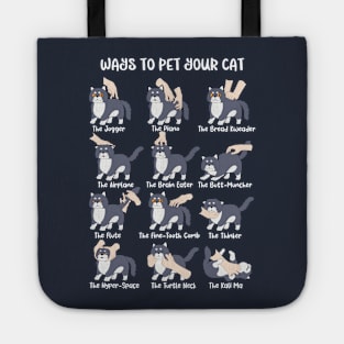 Ways To Pet Your Cat Tote