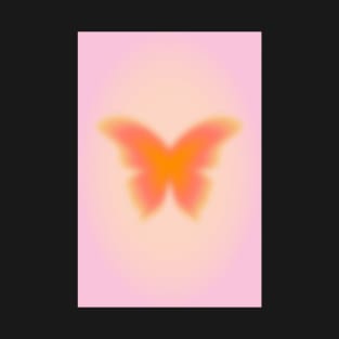 Orange Pink Butterfly Aura T-Shirt