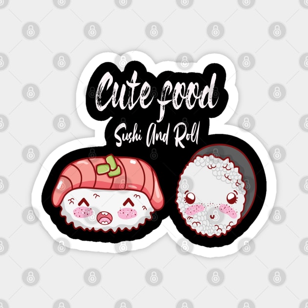 Cute Food Sushi Magnet by JeffDesign