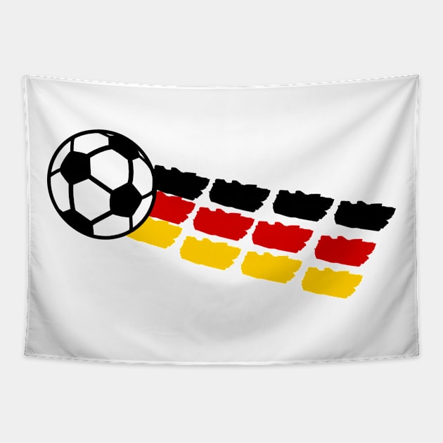 Germany football Tapestry by Karpatenwilli