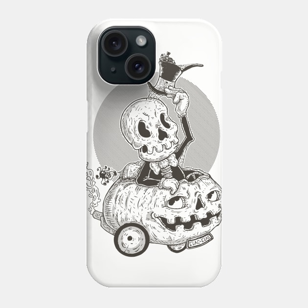 Mr. Bones for light garments Phone Case by Firebrander