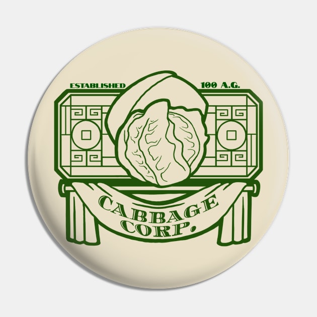 Avatar Cabbage Corp (Light) Pin by ConfusionCafé