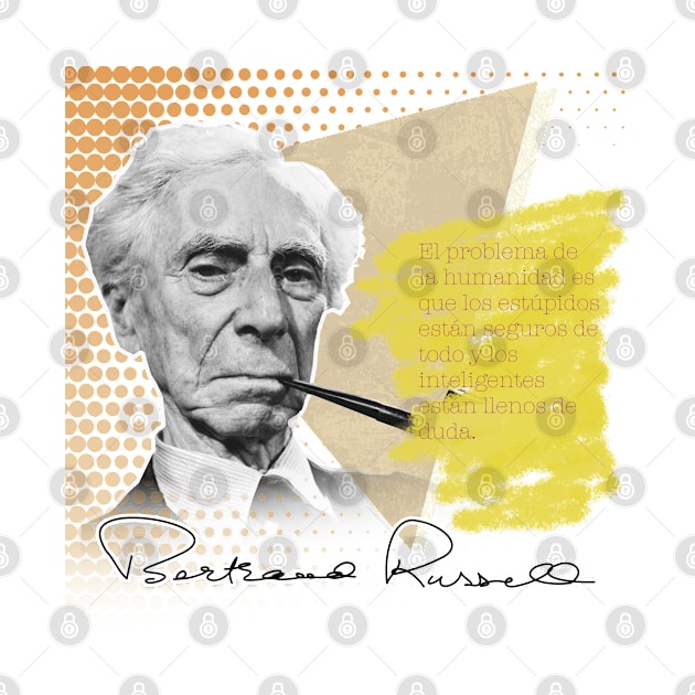 Filosofía. Bertrand Russel. Síndrome del impostor by nerd-studios