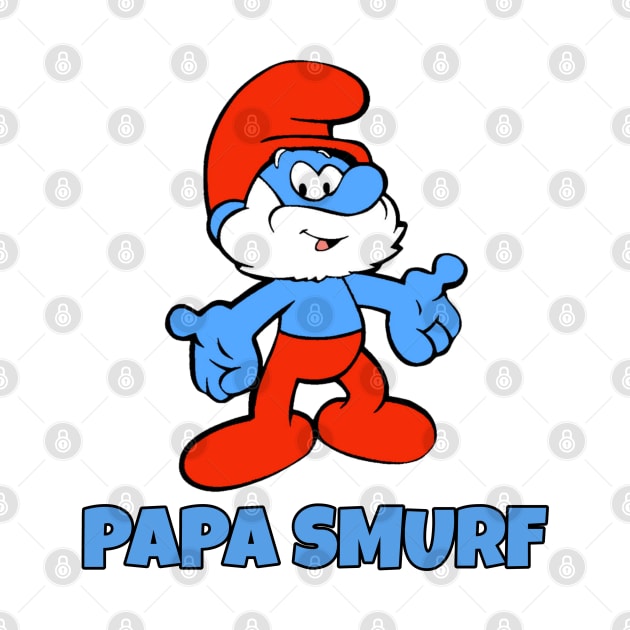 Papa Smurf by Creatifyty