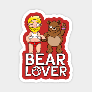 Bear Lover Blond Magnet