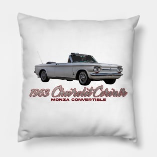 1963 Chevrolet Corvair Monza Convertible Pillow