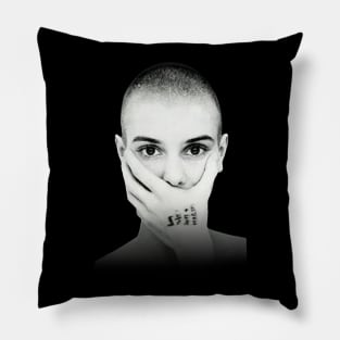 Sinead O Connor || Black Vintage Pillow