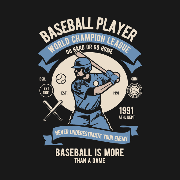 Baseball Is More Than A Game - Baseball Gift by Wheezing Clothes