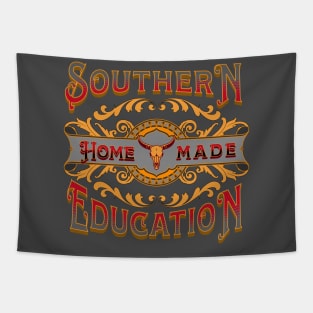 Southern Homemade Education Vintage Label Tapestry