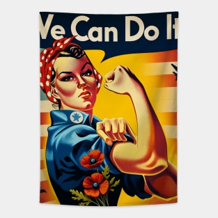 Valor & Victory: National Vietnam War Veterans Day 'We Can Do It' Tapestry