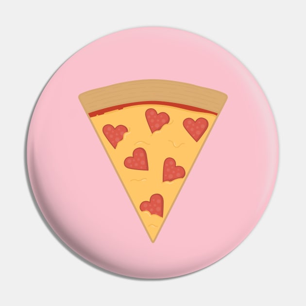 Pizza Love Pin by LoverlyPrints