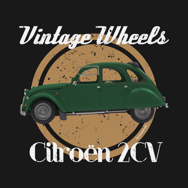 Vintage Wheels - Citroen 2CV by DaJellah
