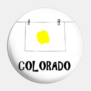 A funny map of Colorado Pin