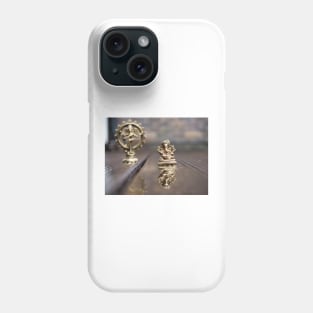 Lord Ganesh reflections in the water with Natraja in the background Phone Case