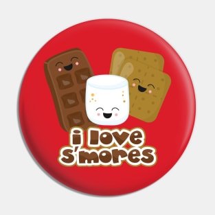 I Love S'Mores Pin