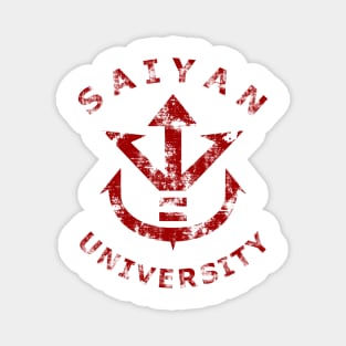 Saiyan University (red) Magnet