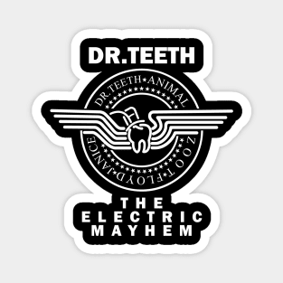 Dr Teeth and The Electric Mayhem old school - white Magnet